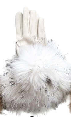 Faux Fur Trim Gloves ATN