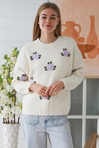 Lilac Posey Jumper Charlotte The Label