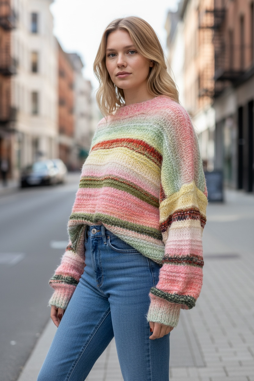 Suzy  Striped Jumper Charlotte The Label