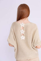 WL Daisy Back Top showcasing a delicate daisy-inspired back detail and elegant design.
