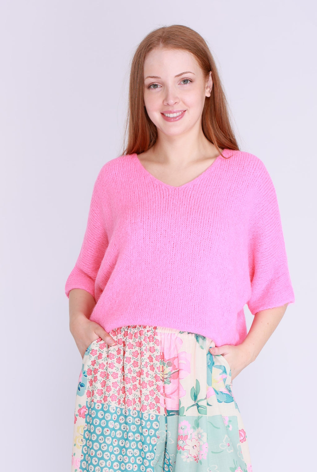 Dalila V knit Wednesday Lulu