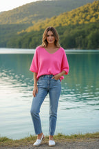 Dalila V knit Wednesday Lulu