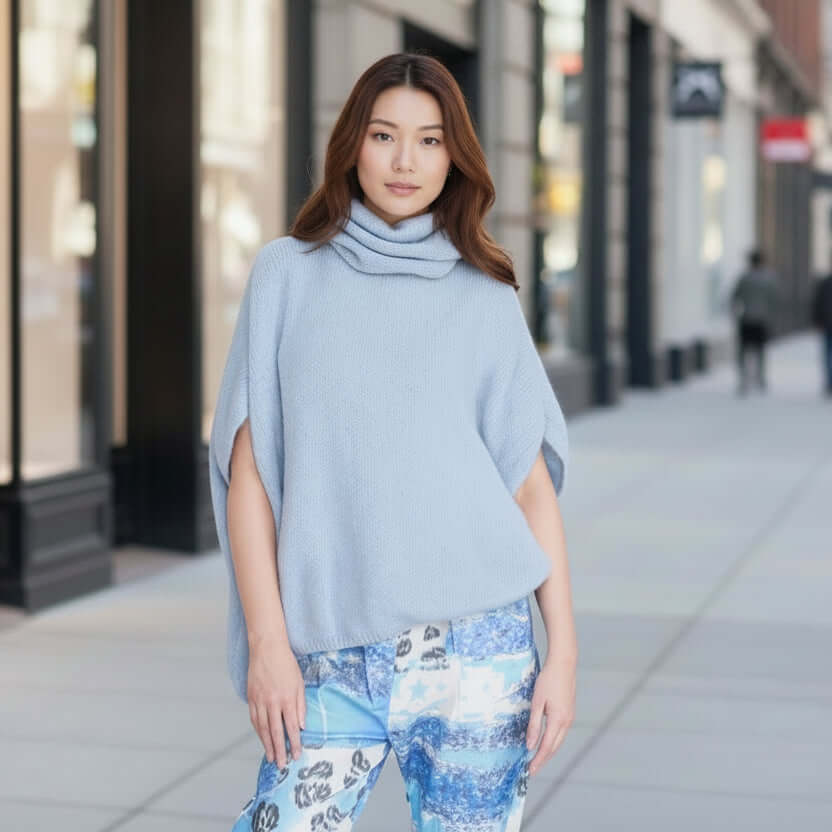 Eliana Rollneck Poncho Wednesday Lulu