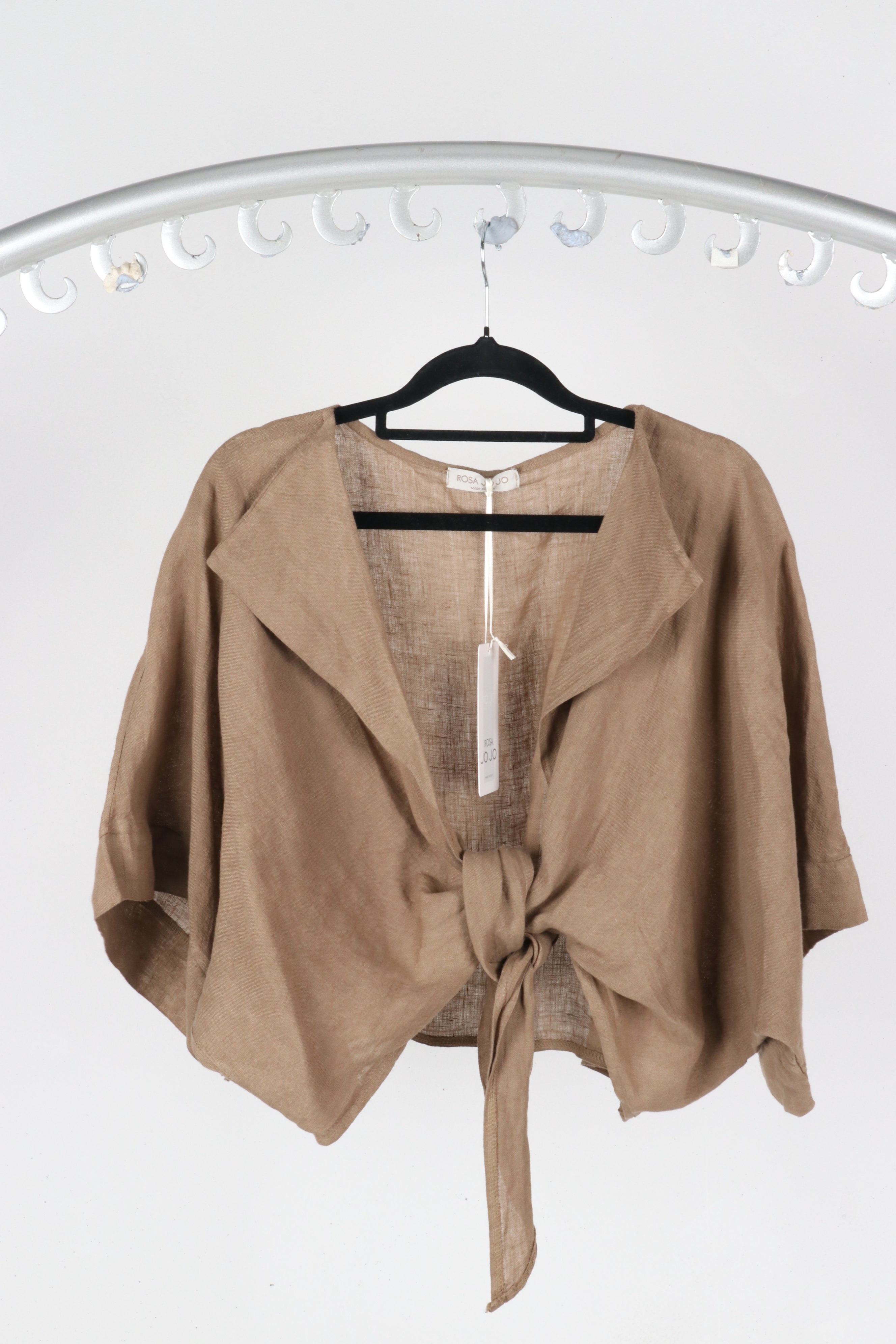 Tie Front Linen Top