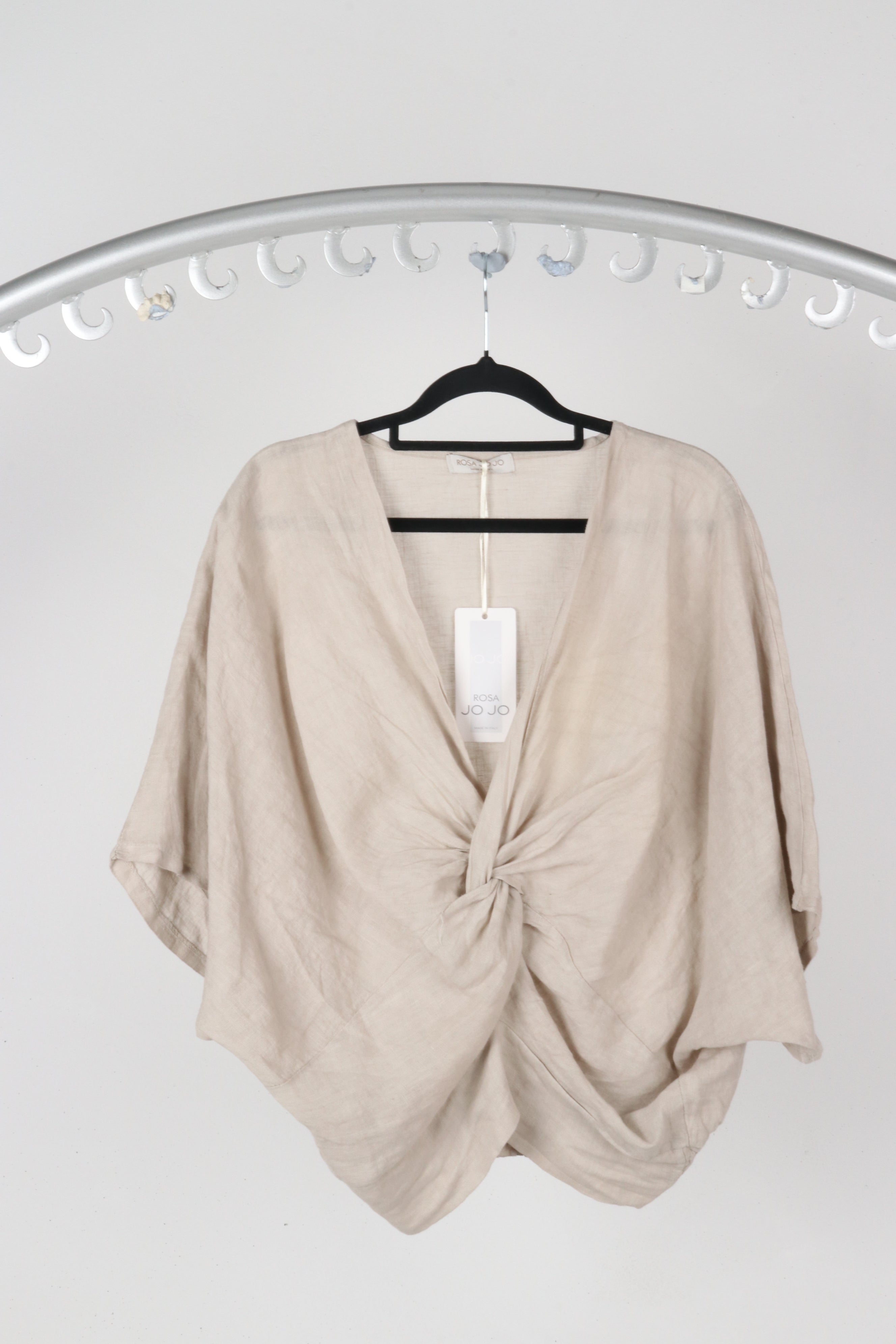 Twist Front Linen Top