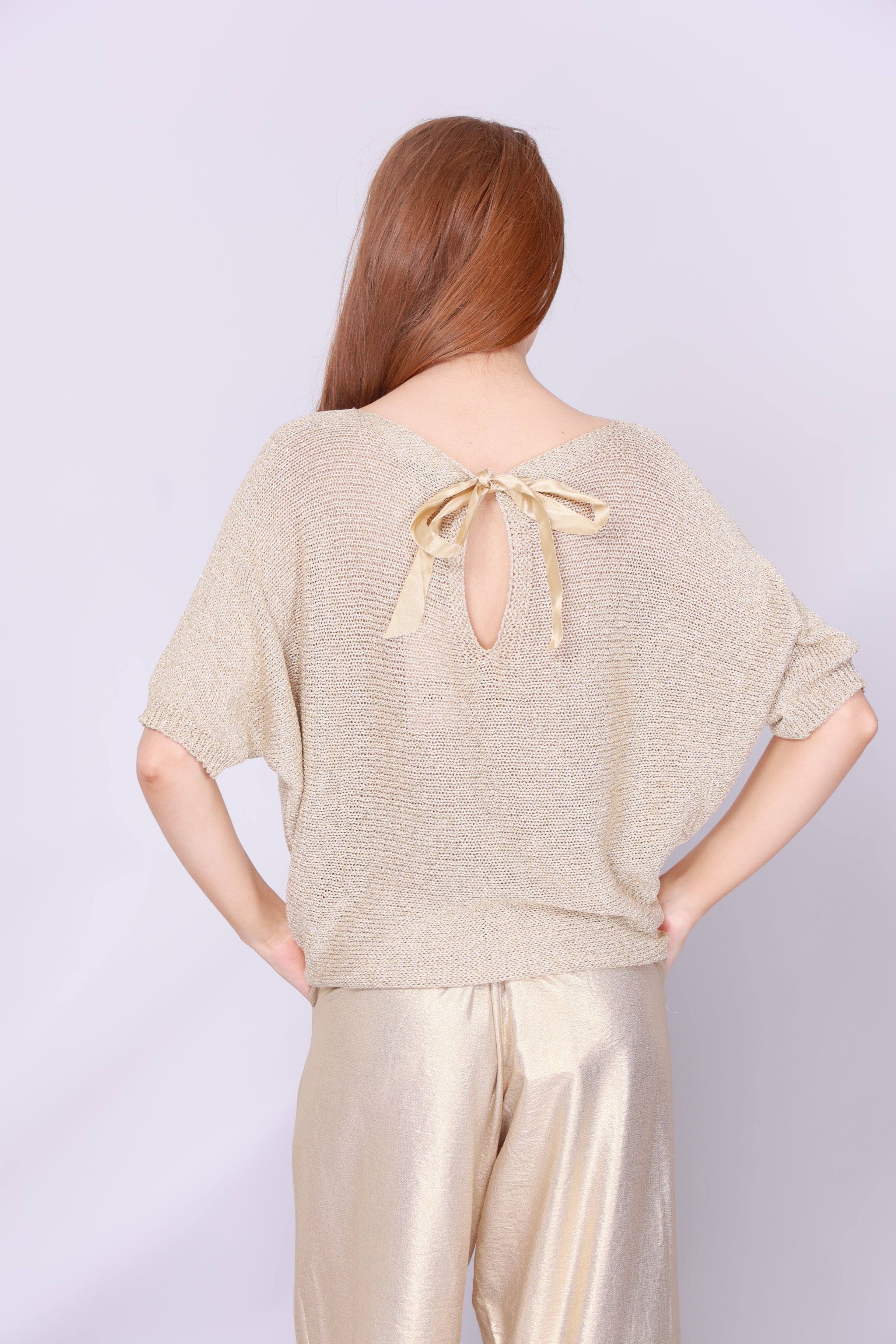 Asha Gold Knit