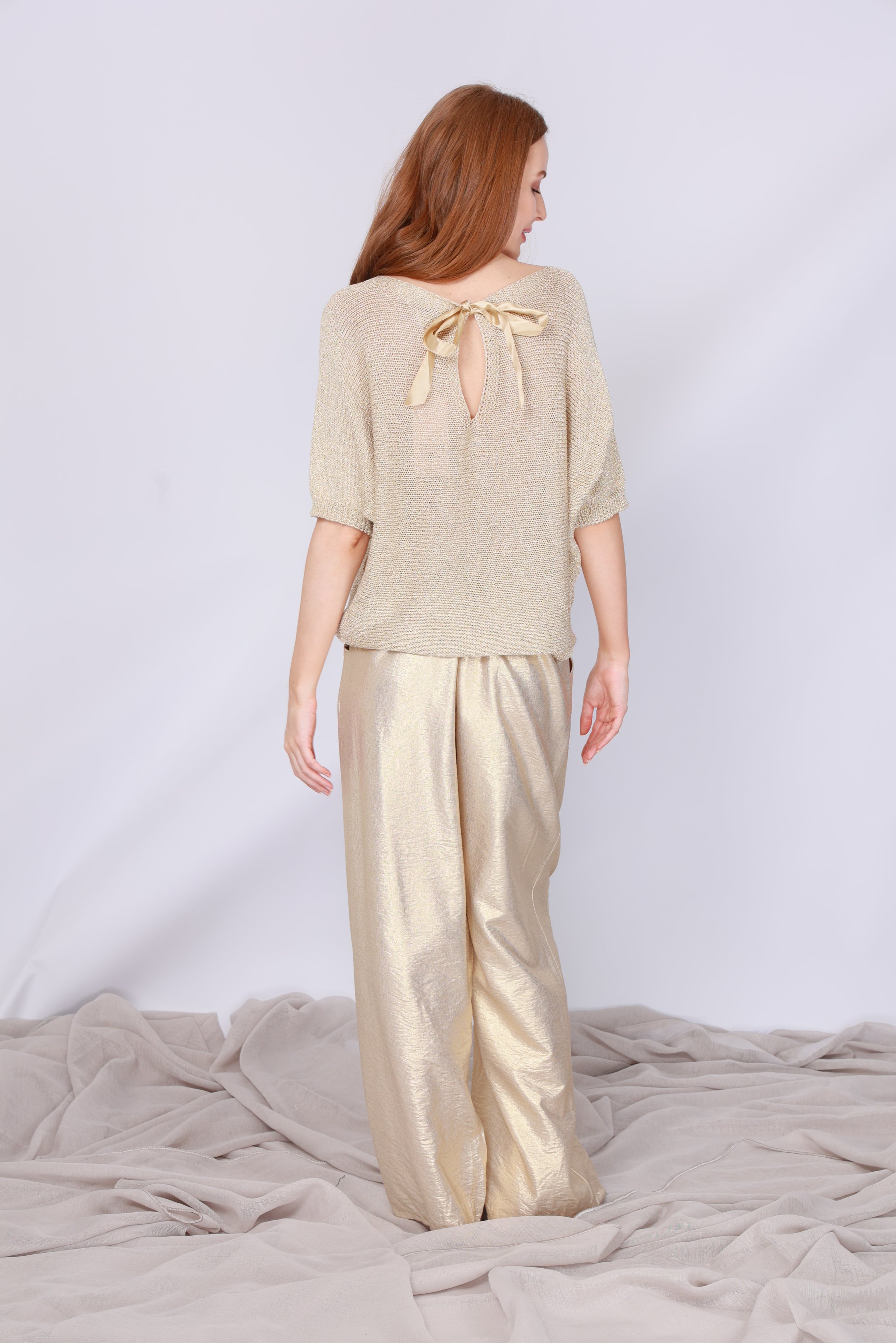 Asha Gold Knit