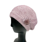 Melange Beret with Side Deco