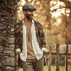 Herringbone Flat Cap ATN