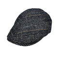 Wool Blend Plaid Flat Hat ATN