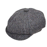 Wool Blend Herringbone Newsboy Cap Gypsyroad Bowral
