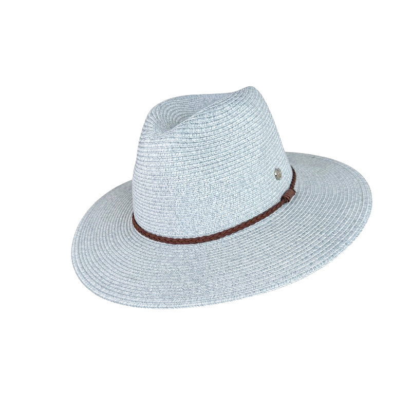 Fedora Blue Packable Hat