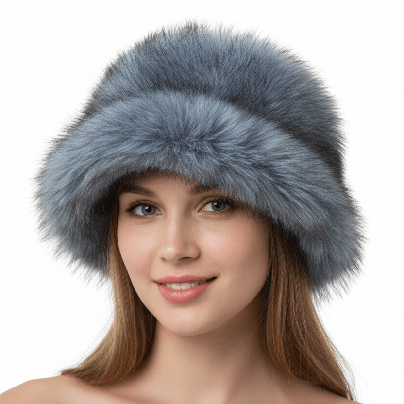 Melange Fluffy Bucket Hat AUTN