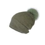 Stylish Slouchy Beanie with Pompom Autn