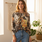Jungle Knitted Top Rosa JoJo