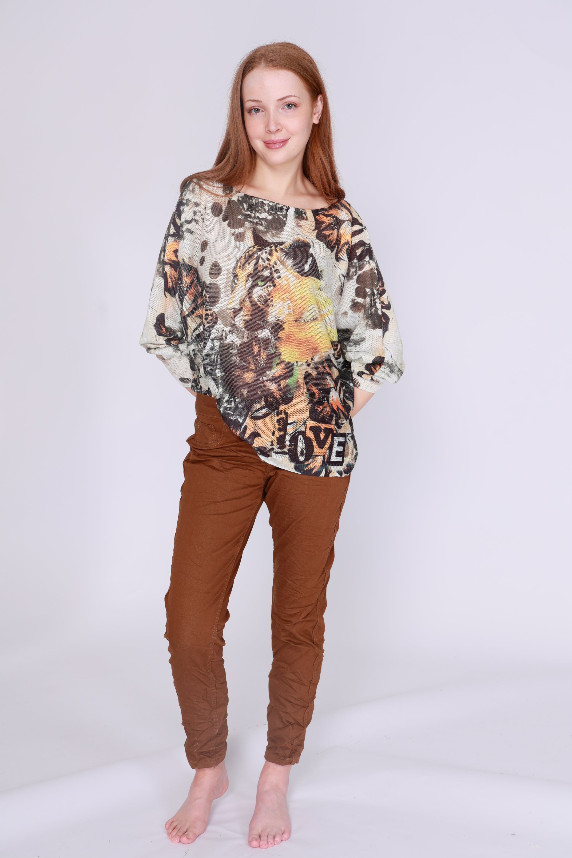 Jungle Knitted Top Rosa JoJo