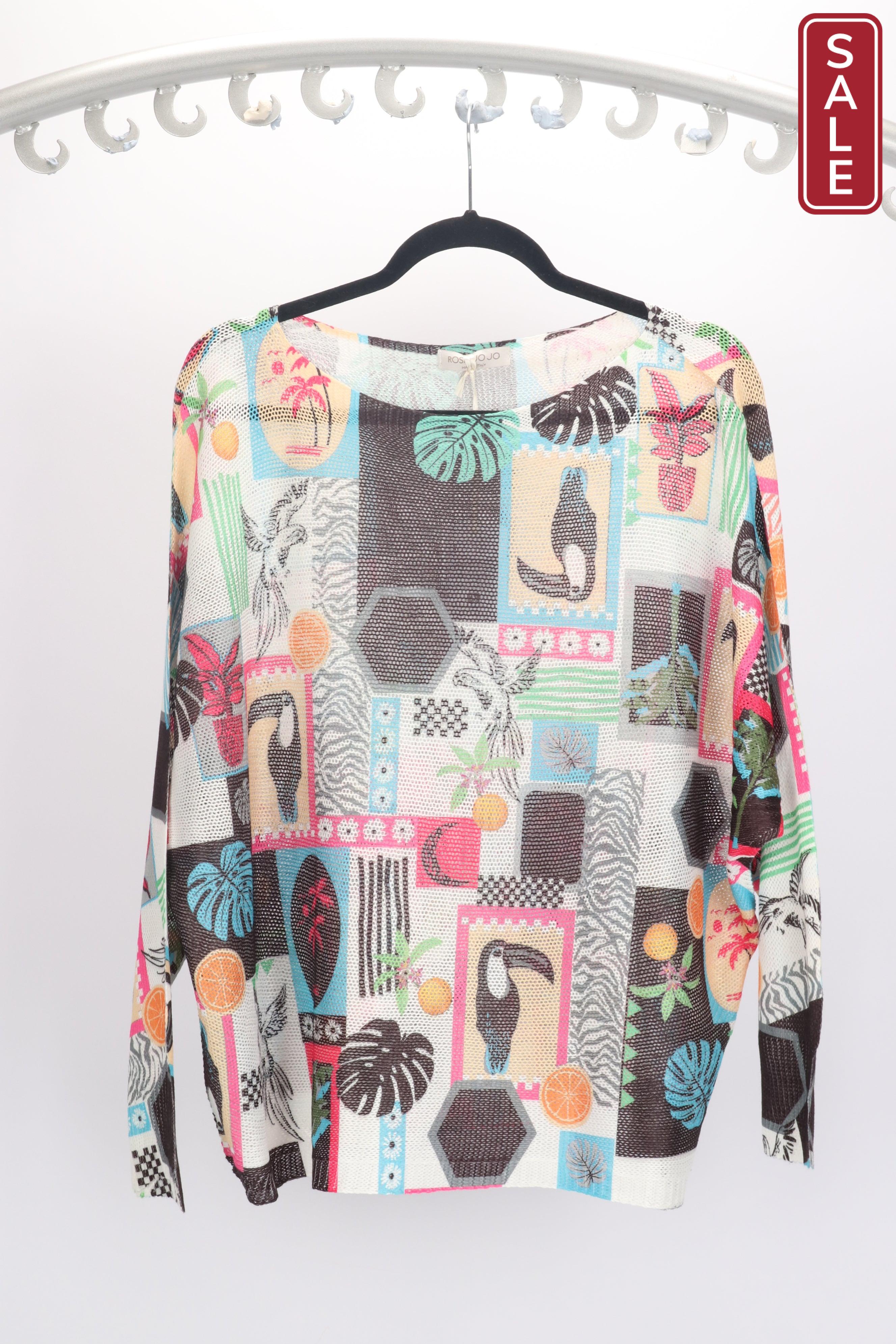 RJ Bird & Palm Sweater