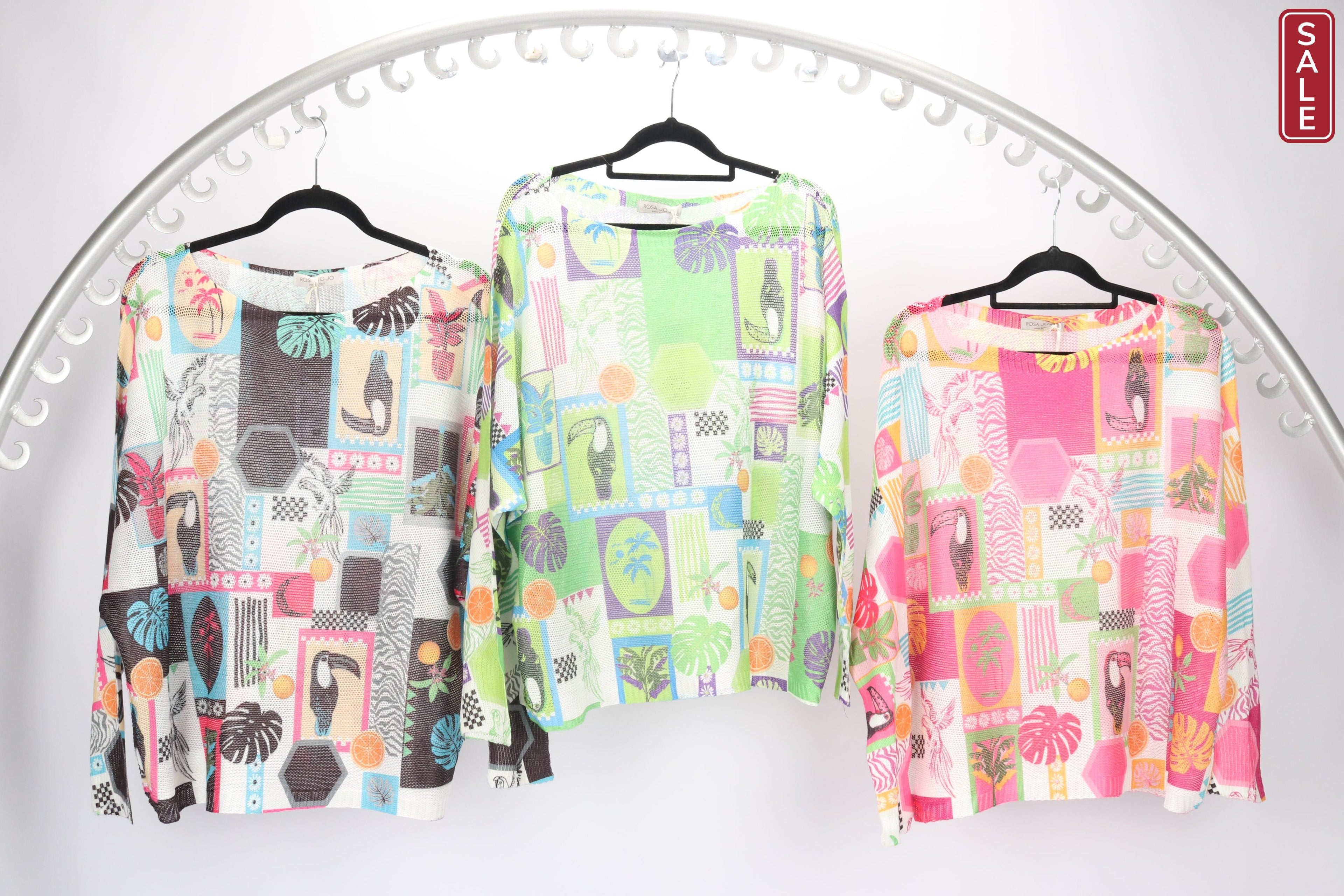 RJ Bird & Palm Sweater