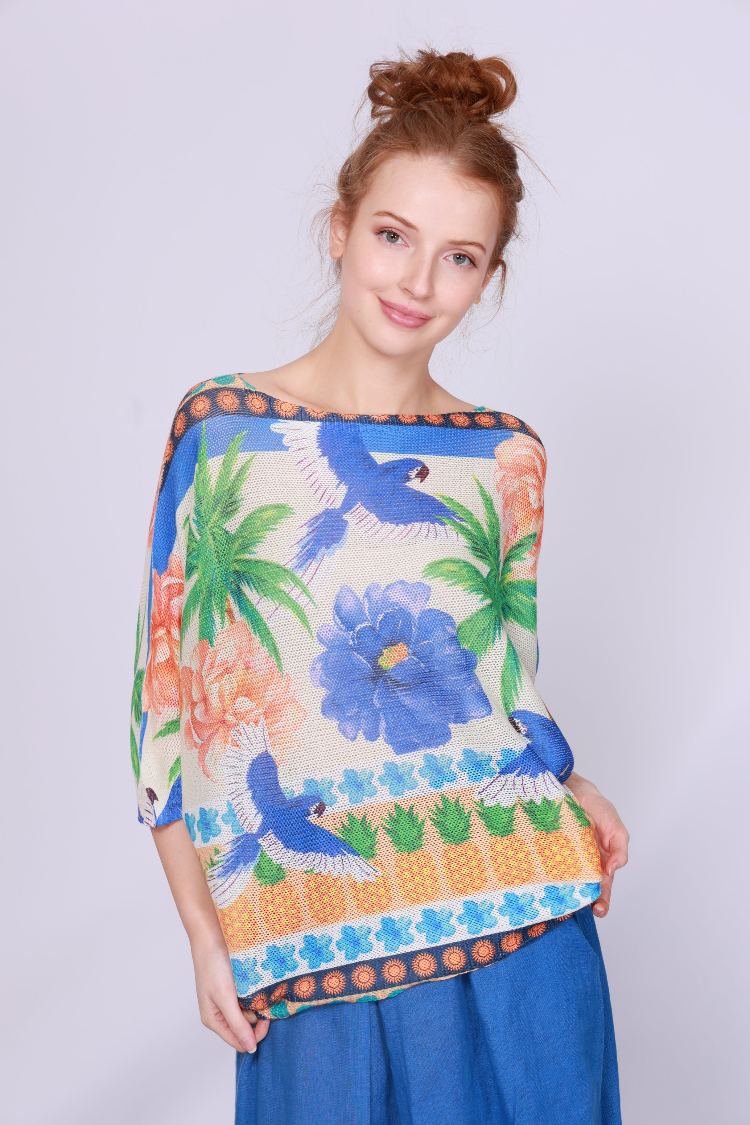 Hyacinth Macaw Knit
