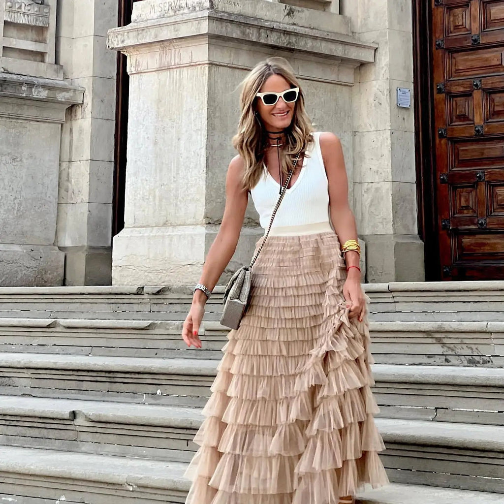 Mesh Tier Skirt Gypsyroad Bowral