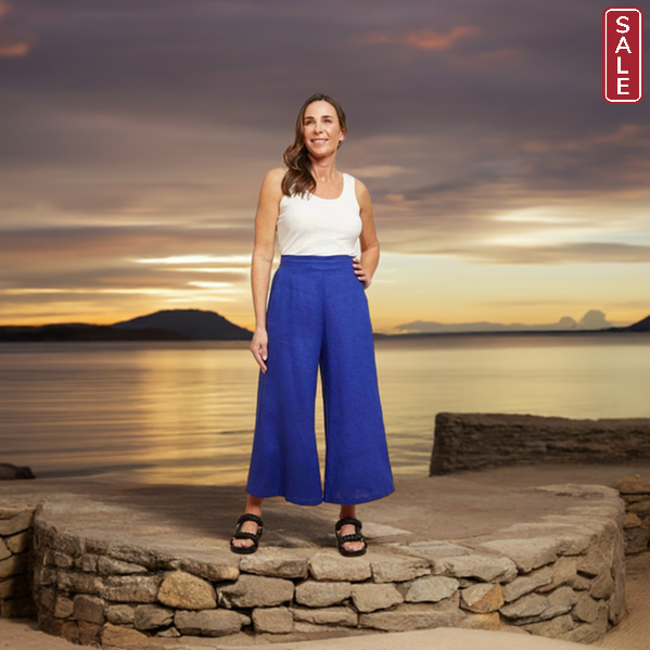 Halcyon Crop Pant Cobalt