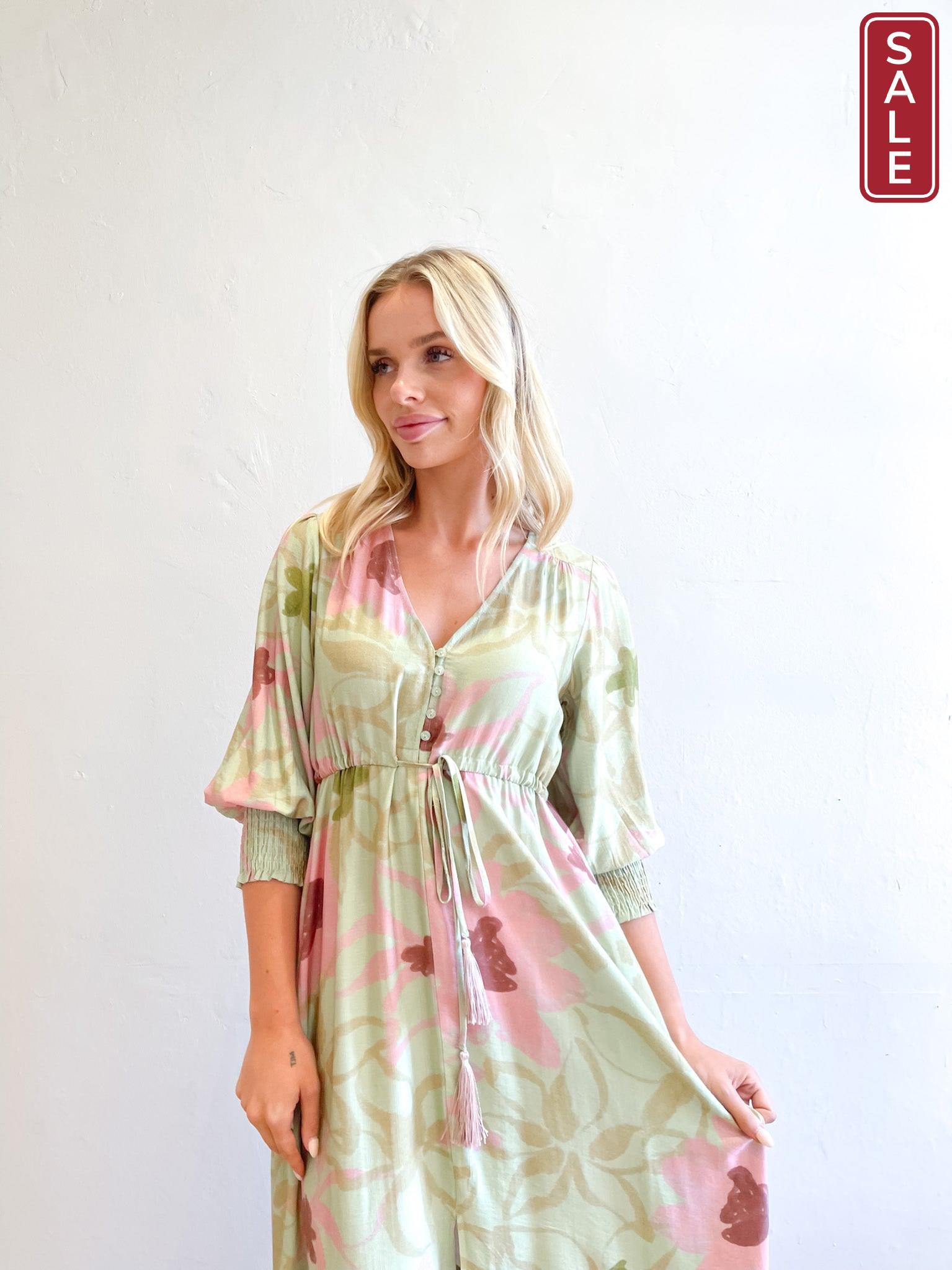 SIS Bold flower maxi