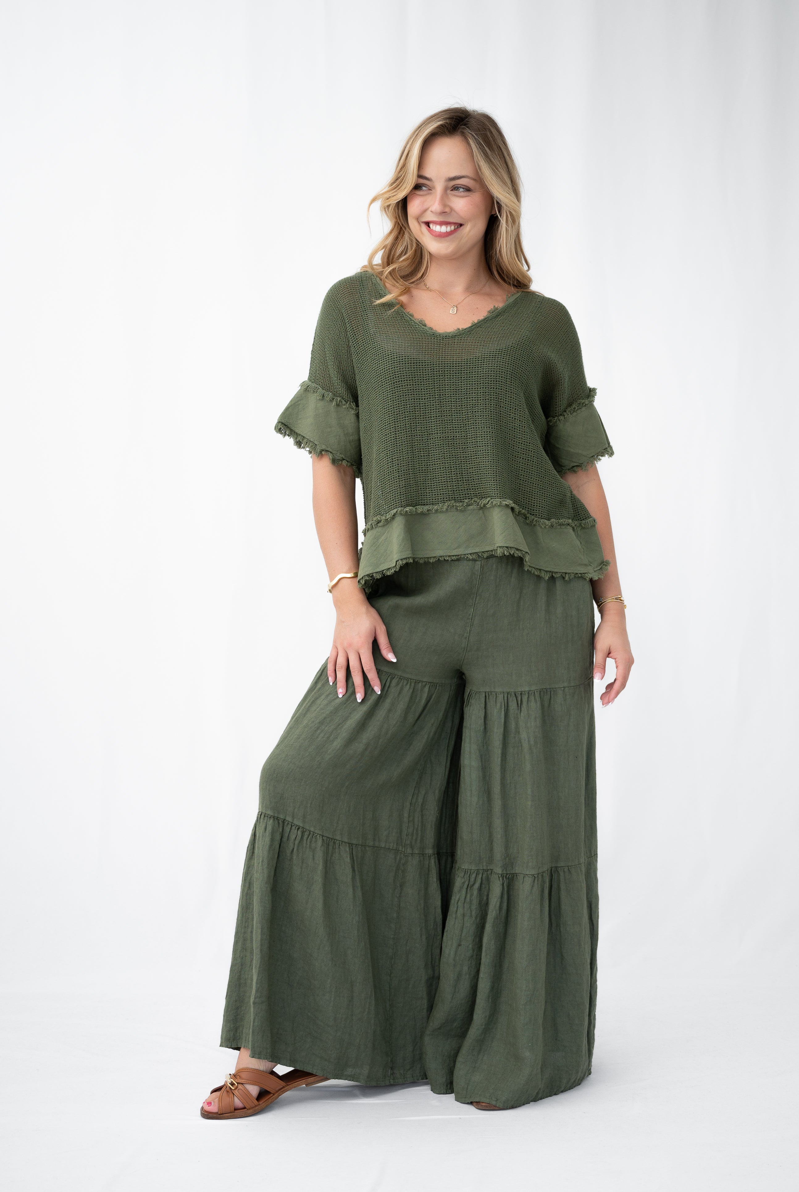 Mesh Top short sleeve