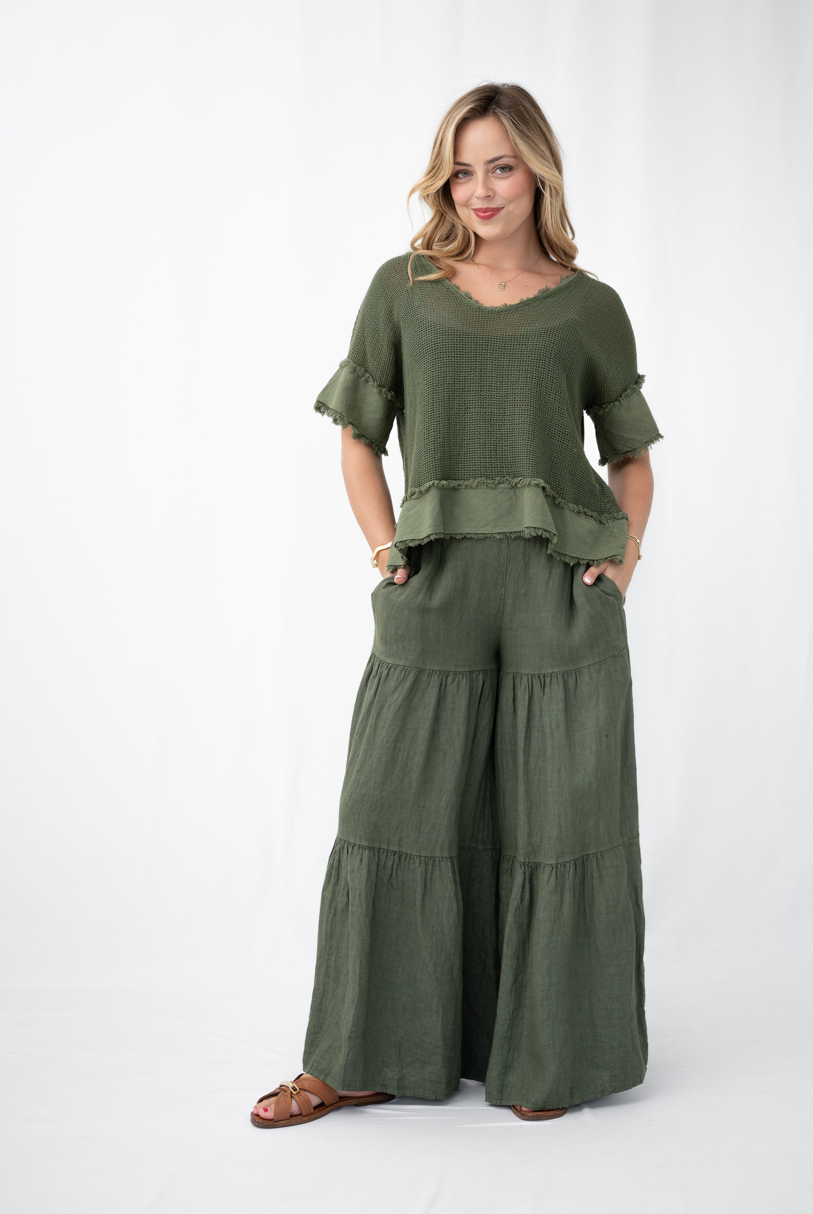 Mesh Top short sleeve