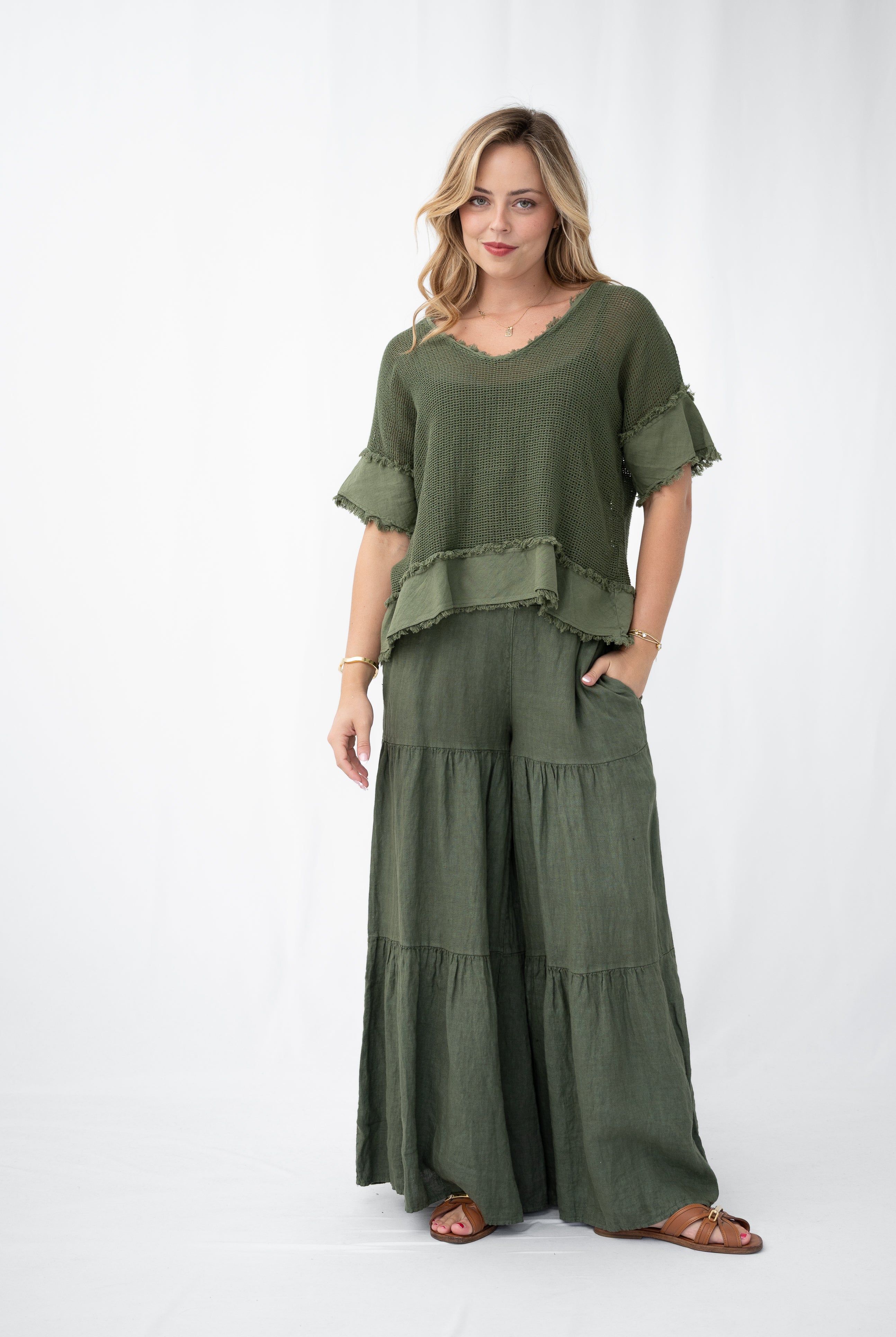 Mesh Top short sleeve