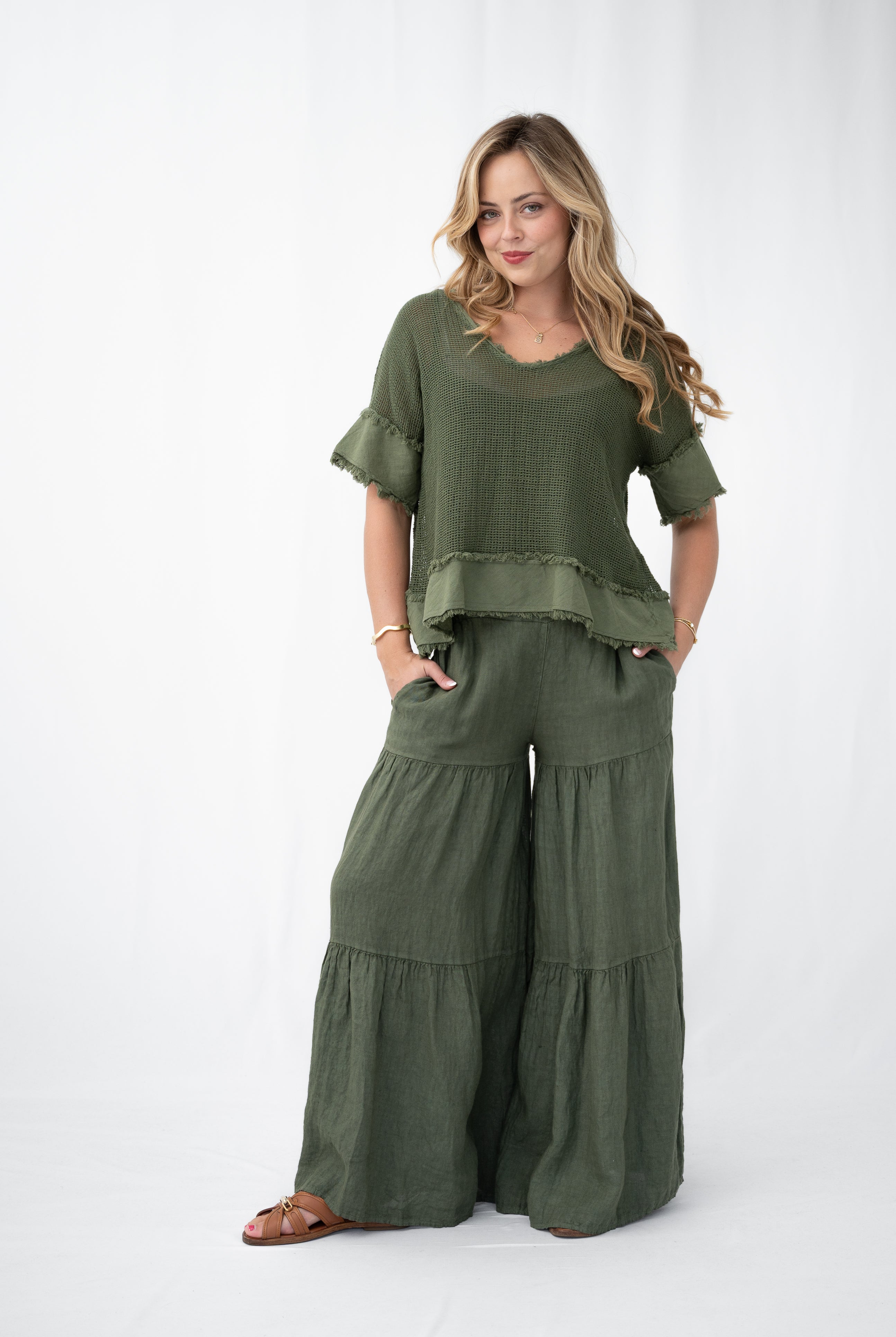 Mesh Top short sleeve