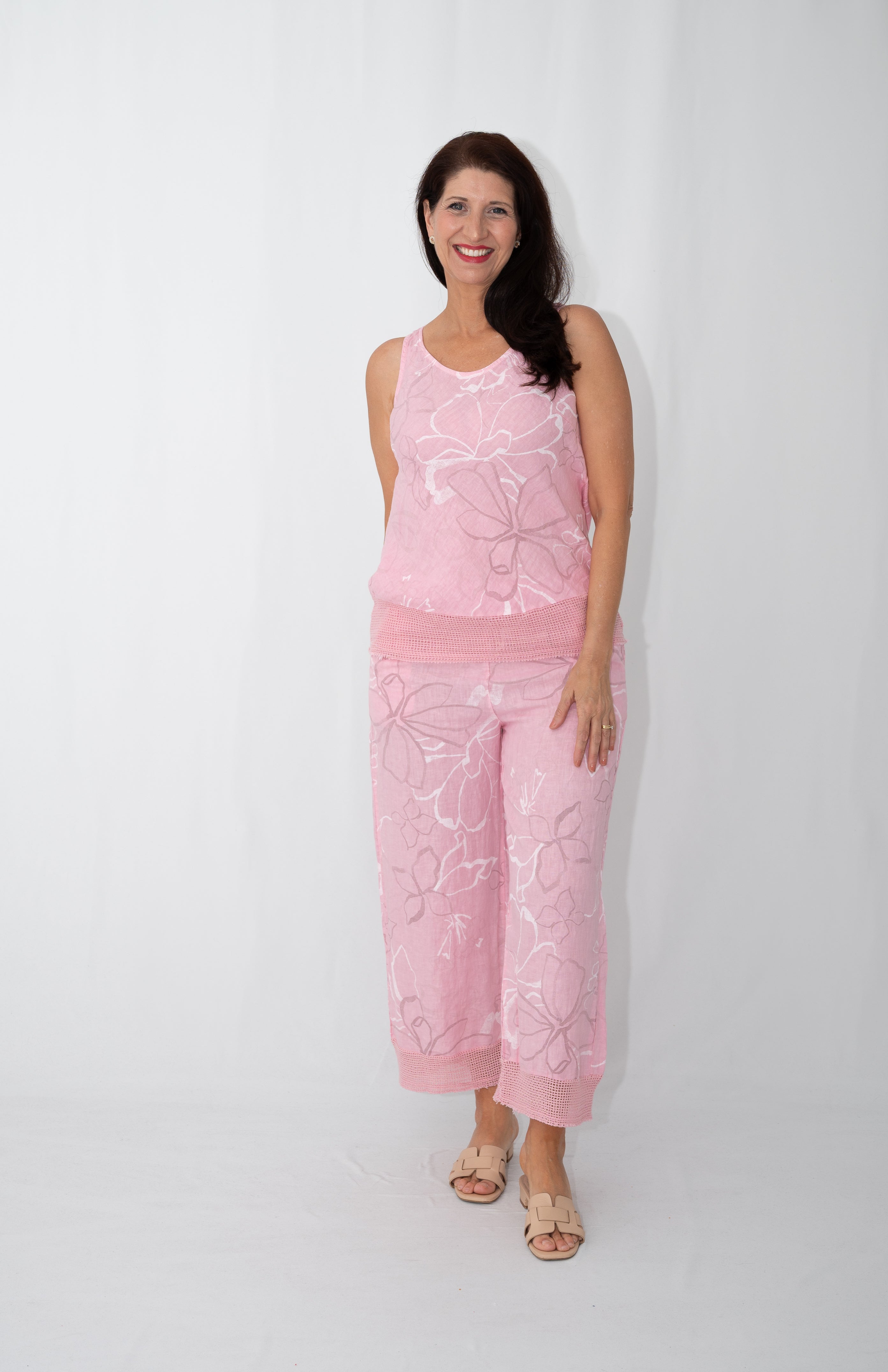 Isha Linen Singlet
