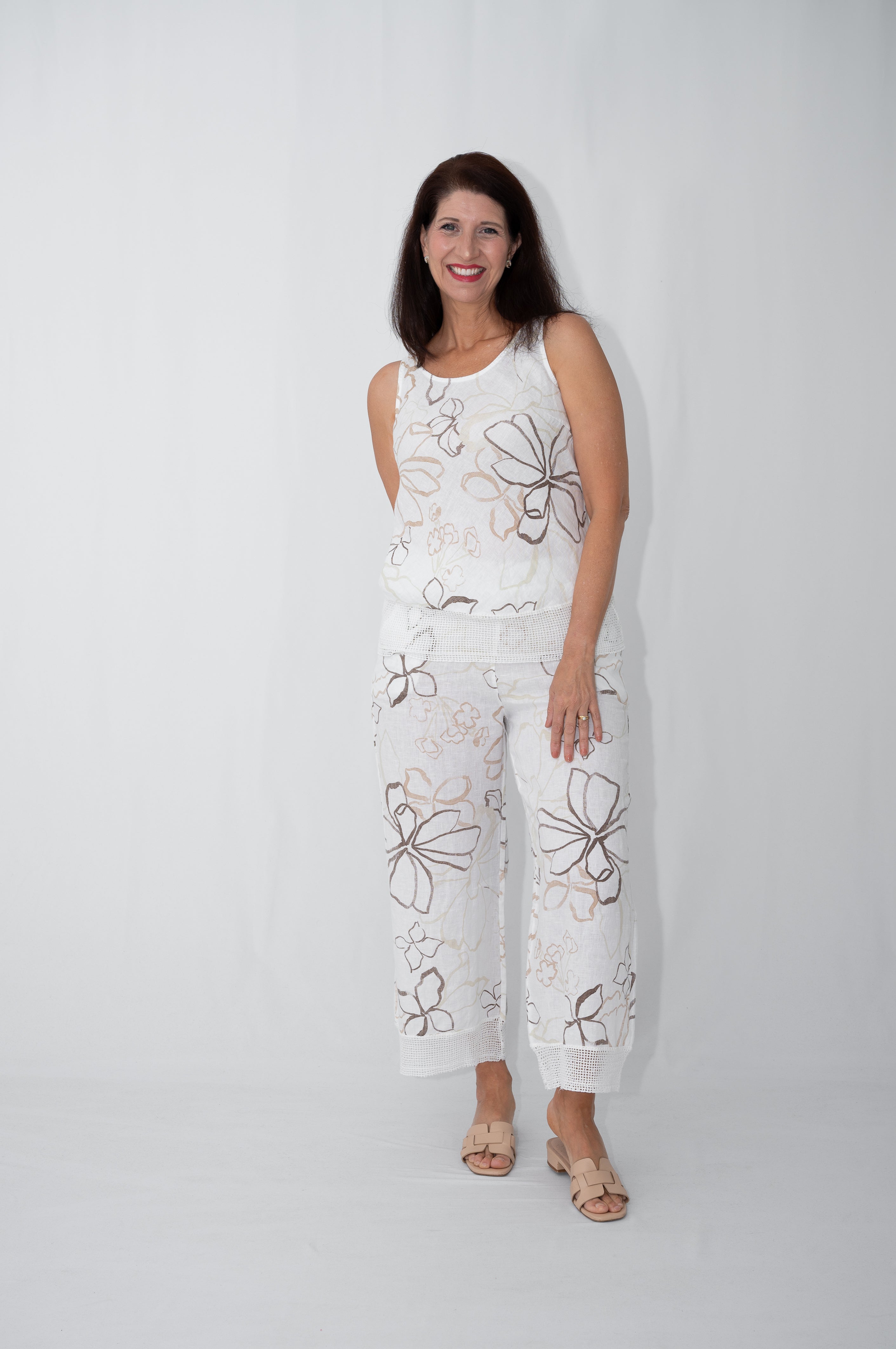 Isha Linen Singlet
