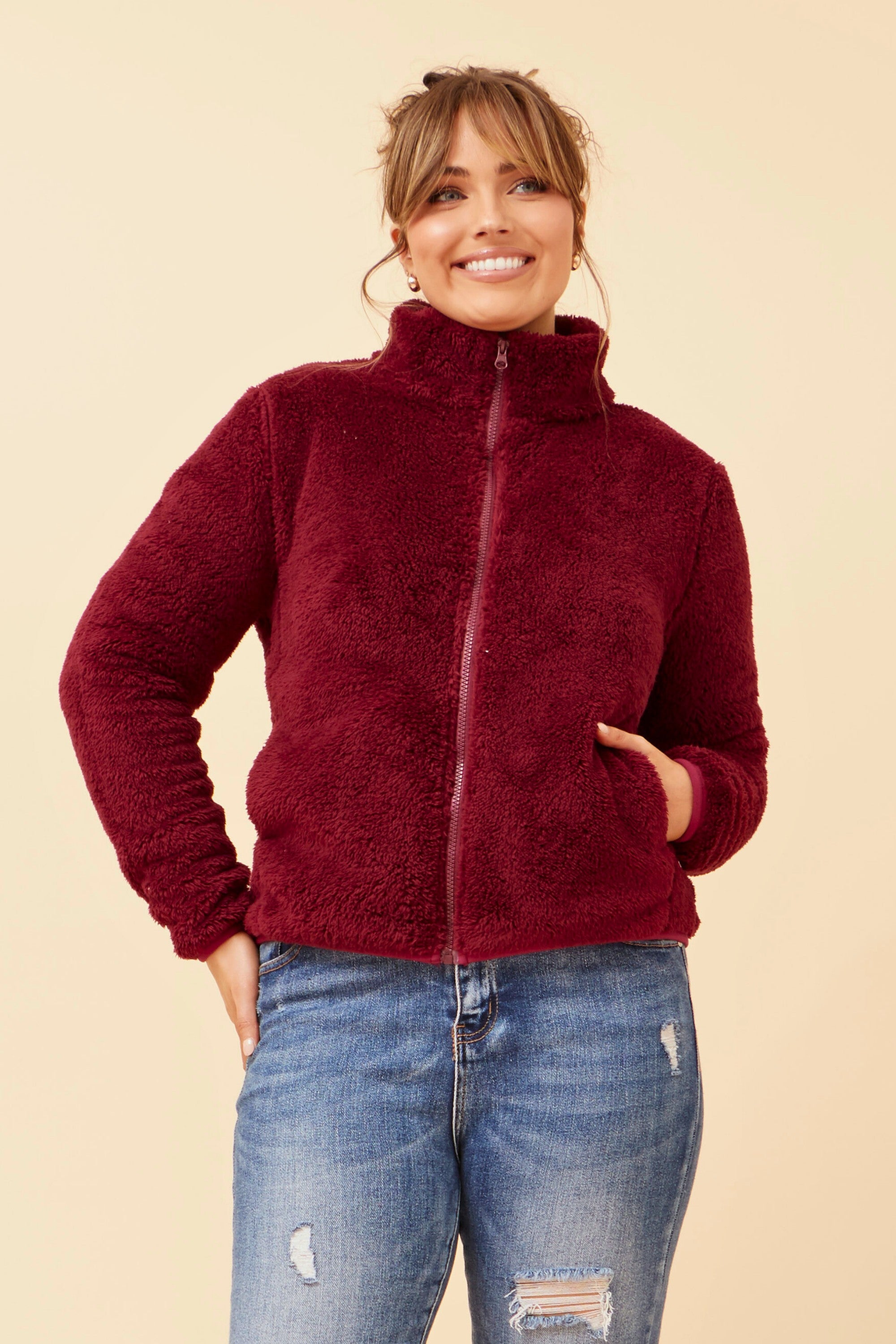 CKM Fleecy Jacket Caroline Morgan