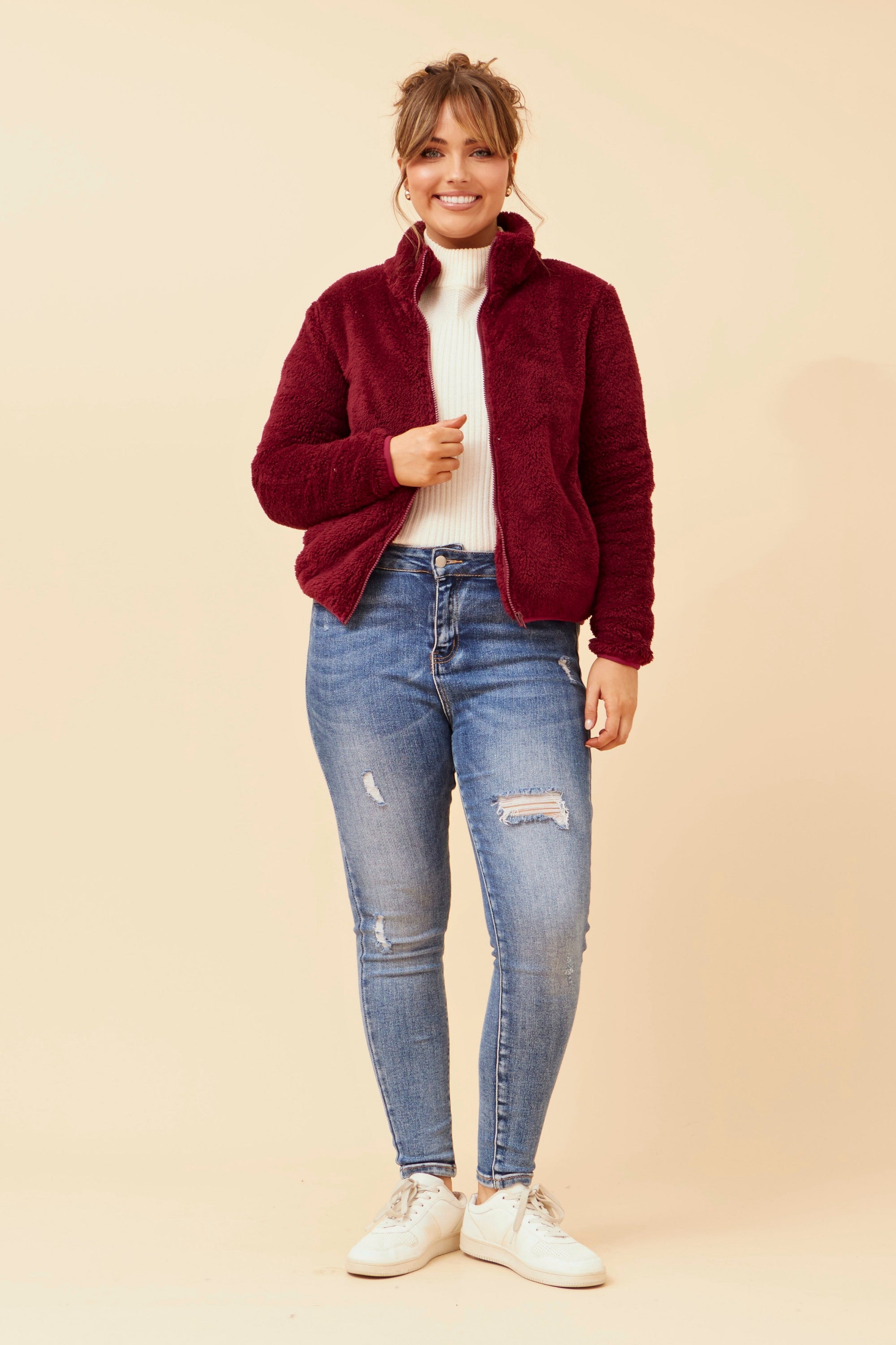 CKM Fleecy Jacket Caroline Morgan