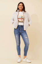 Crissy Teddy jacket Caroline Morgan