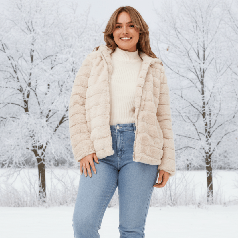 Davos Faux Fur Jacket Caroline Morgan