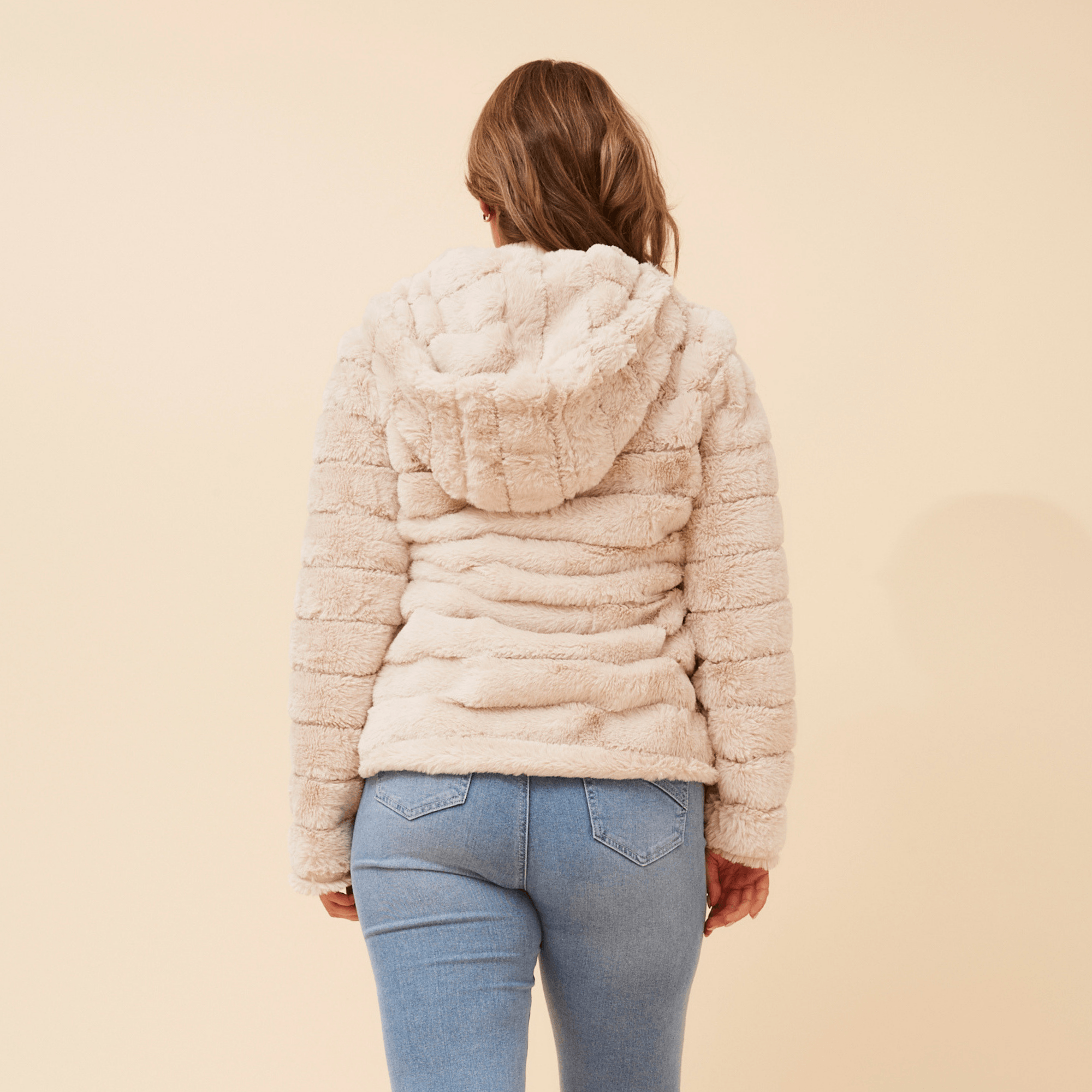 Davos Faux Fur Jacket Caroline Morgan