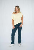 Crepe Yarn Knit Top