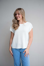 Crepe Yarn Knit Top