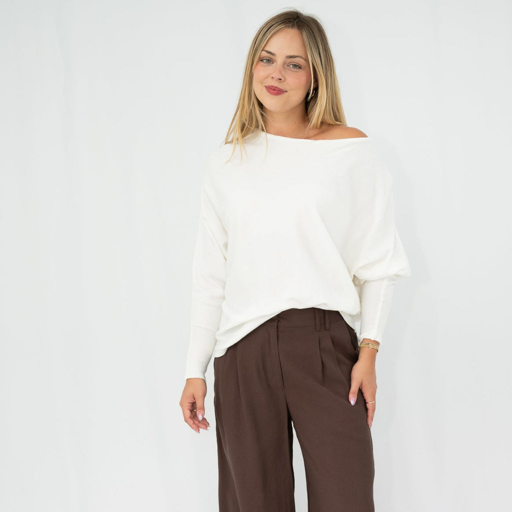 Cowl neck Knit Top So in style