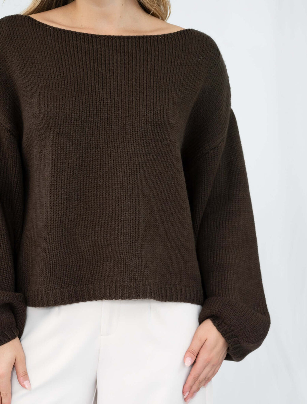 Boat Neck Jumper So in style