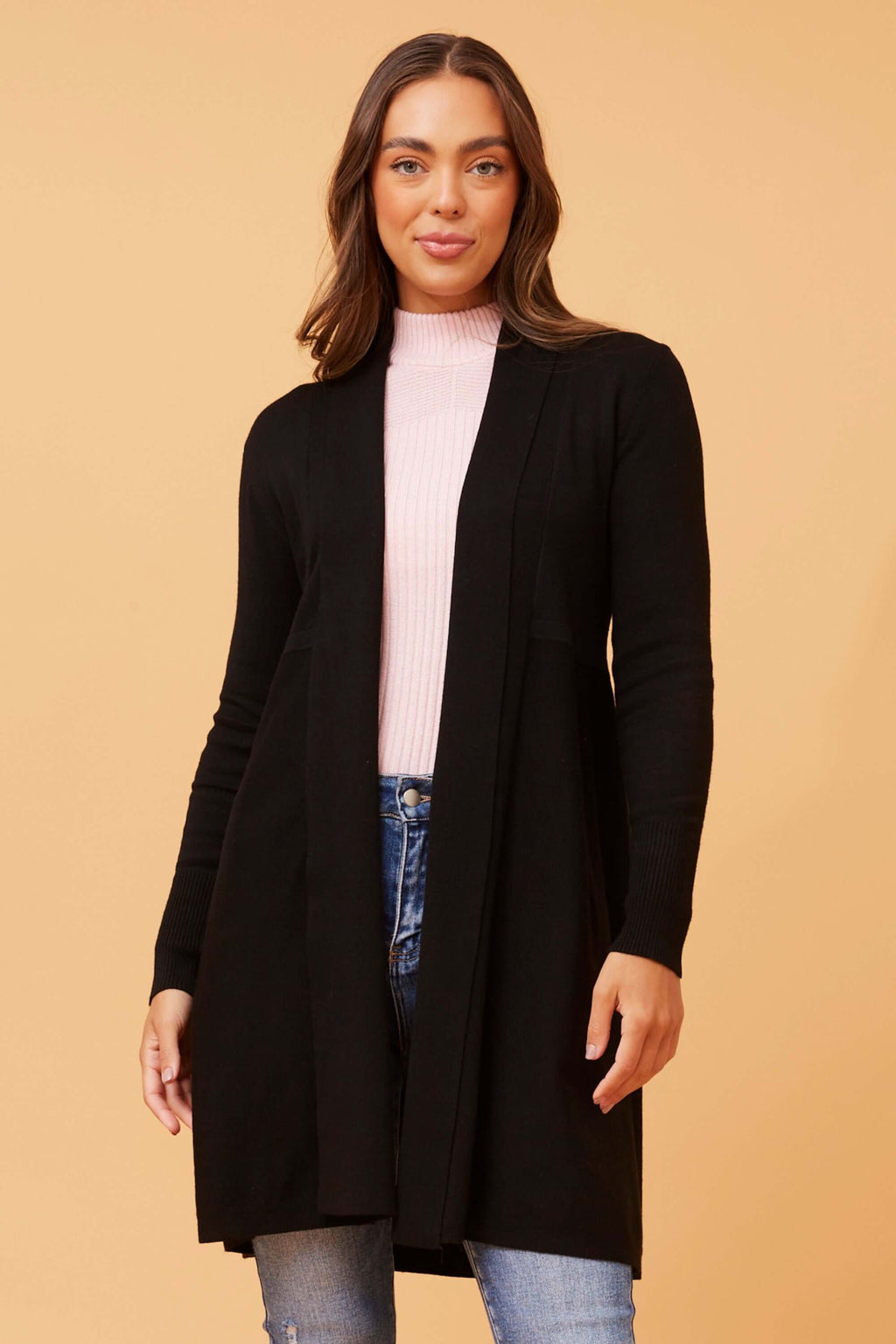 Ckm Longline Cardigan Caroline Morgan