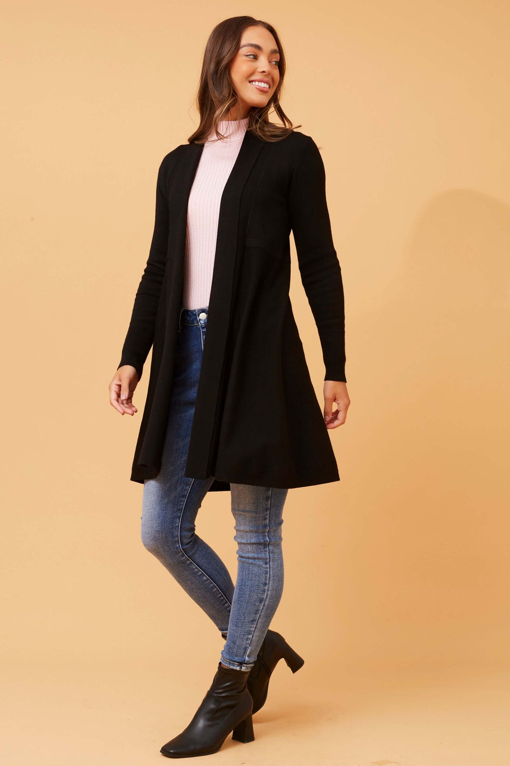 Ckm Longline Cardigan Caroline Morgan