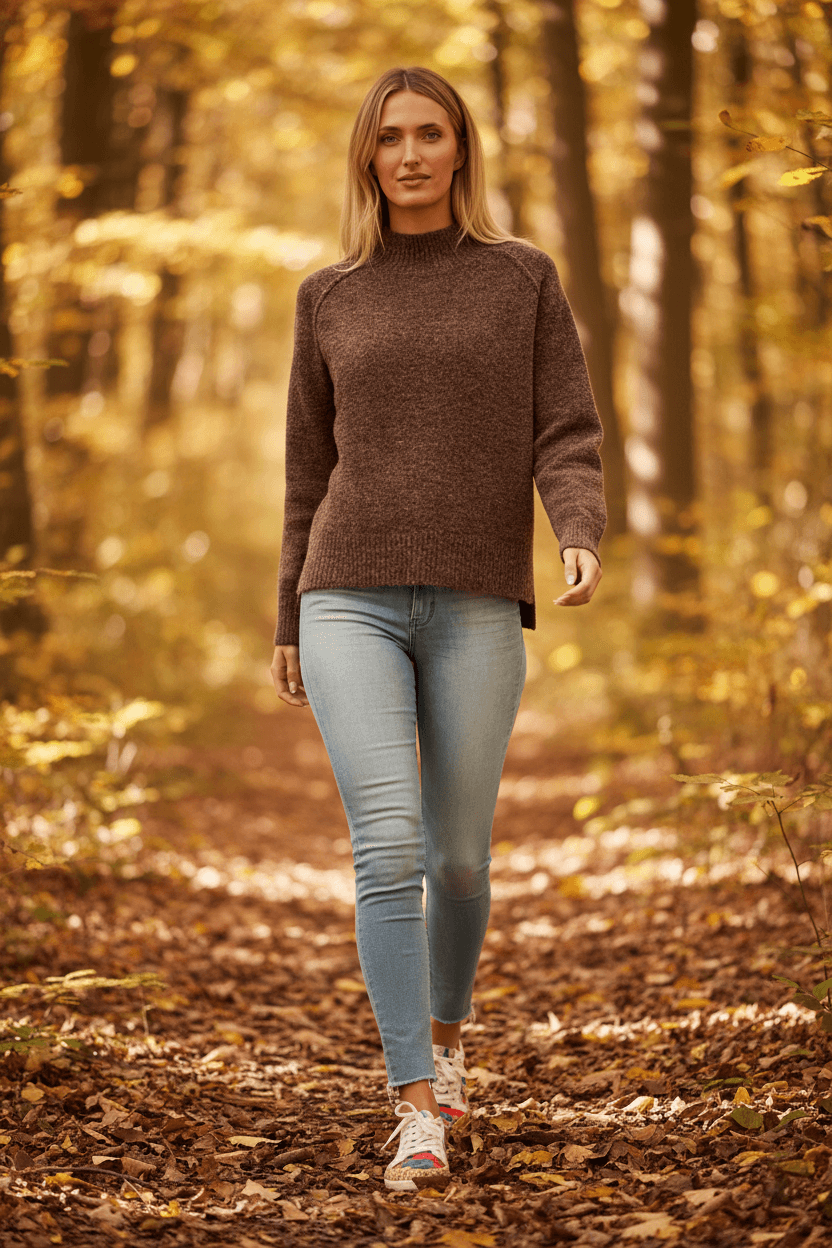 Katya High neck jumper Caroline Morgan