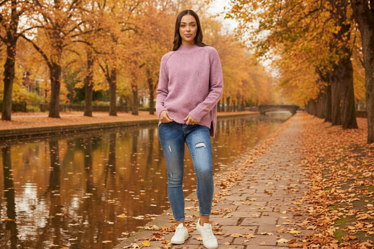 Katya High neck jumper Caroline Morgan