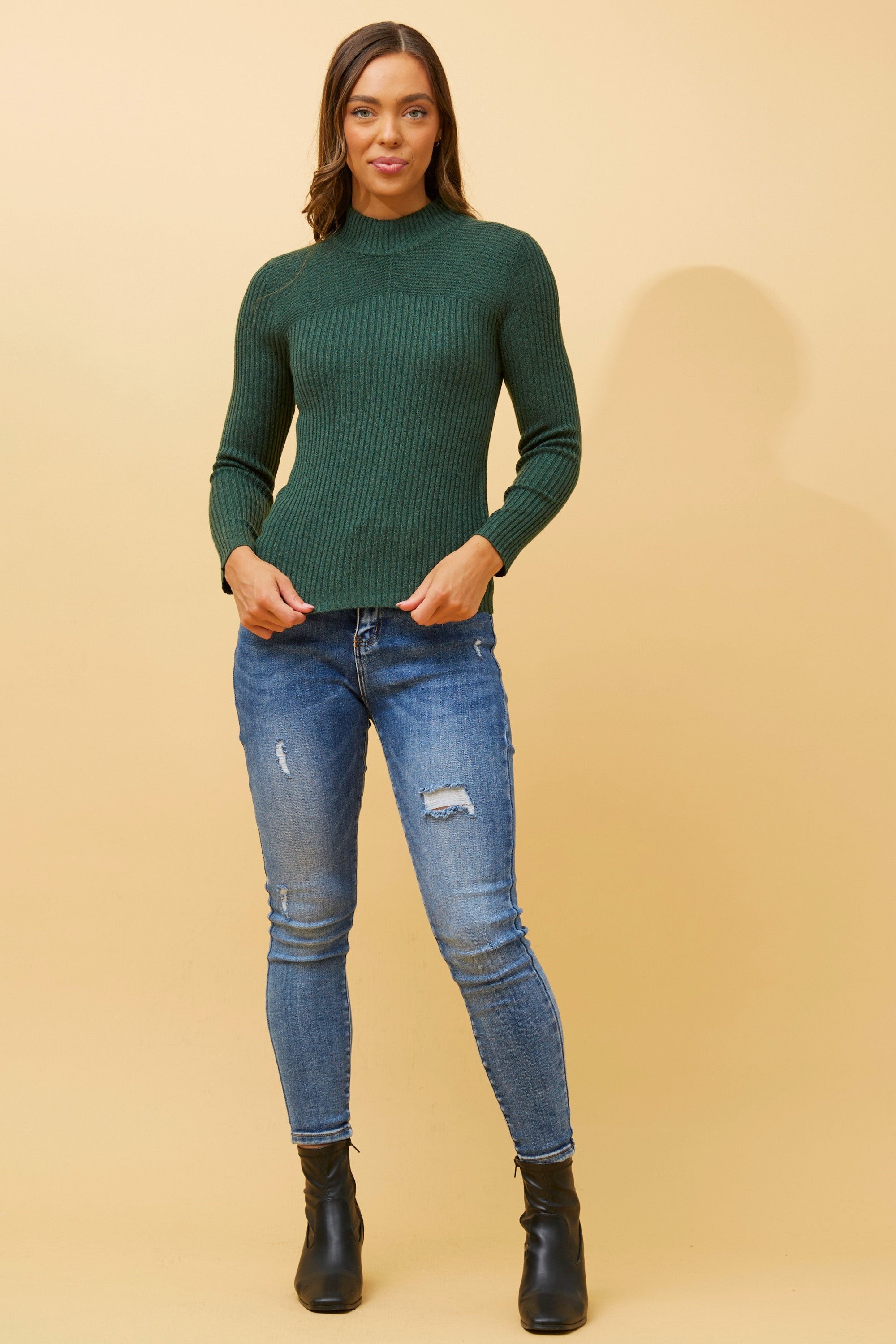 Turtleneck Rib Skivvy