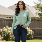 Ckm Round neck jumper Caroline Morgan