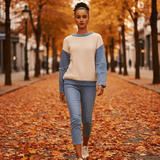 Ckm Ribbed knit Jumper Caroline Morgan