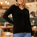 Rochelle Pearly Jumper black Caroline Morgan