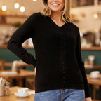 Rochelle Pearly Jumper black Caroline Morgan